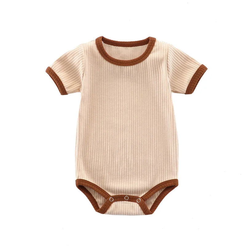 Baby bodysuits with ribbed texture – soft stretchy onesies for infants