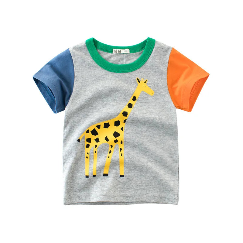 Colourful Giraffe Tee