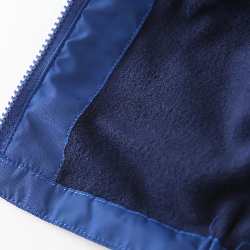 Warm boys hooded winter jacket – insulated waterproof kids outerwear