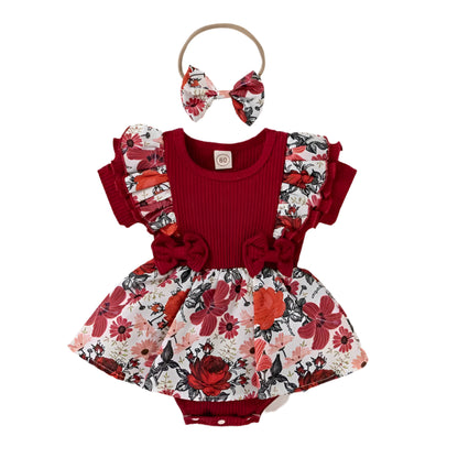 Adorable toddler girl’s outfit on sale – dress with matching bow headband in Australia