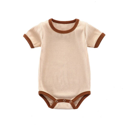 Baby bodysuits with ribbed texture – soft stretchy onesies for infants