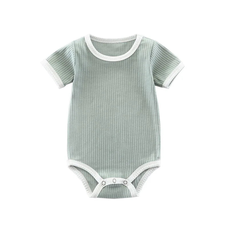 Baby bodysuits with ribbed texture – soft stretchy onesies for infants
