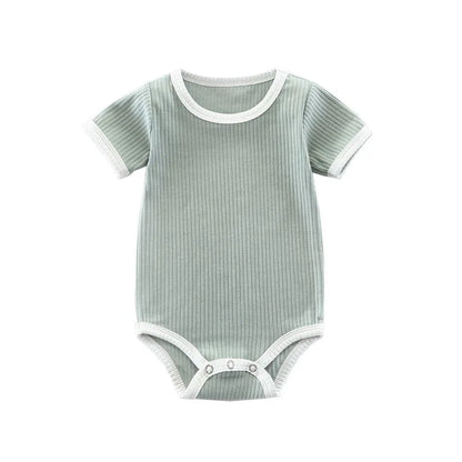 Baby bodysuits with ribbed texture – soft stretchy onesies for infants