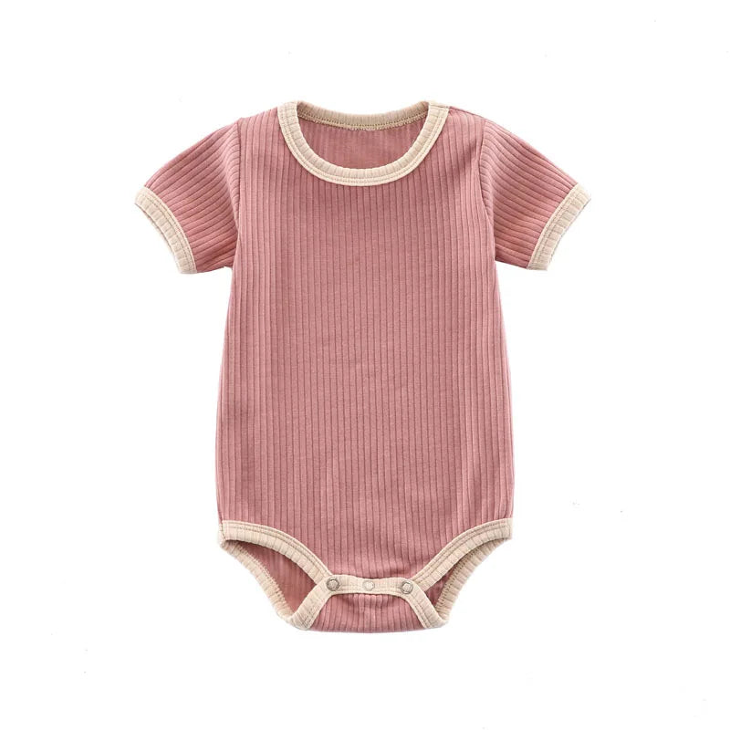 Baby bodysuits with ribbed texture – soft stretchy onesies for infants