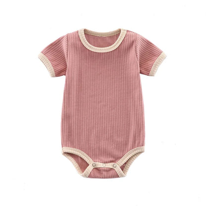 Baby bodysuits with ribbed texture – soft stretchy onesies for infants