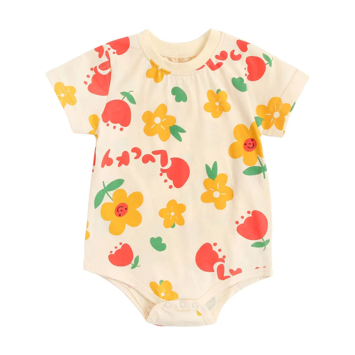 Forest edition printed baby bodysuits with woodland designs for infants