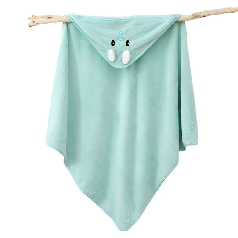 Hooded baby bath towel – soft absorbent towel with hood for infants