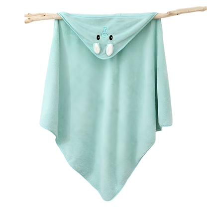 Hooded baby bath towel – soft absorbent towel with hood for infants