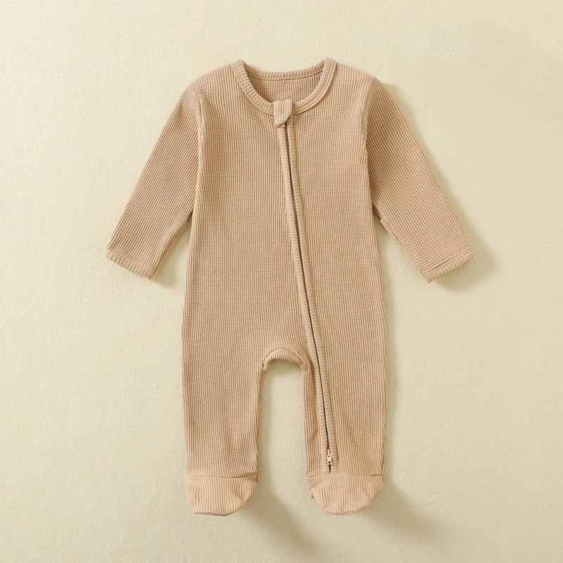 Organic cotton baby rompers – soft natural onesies for newborns and infants